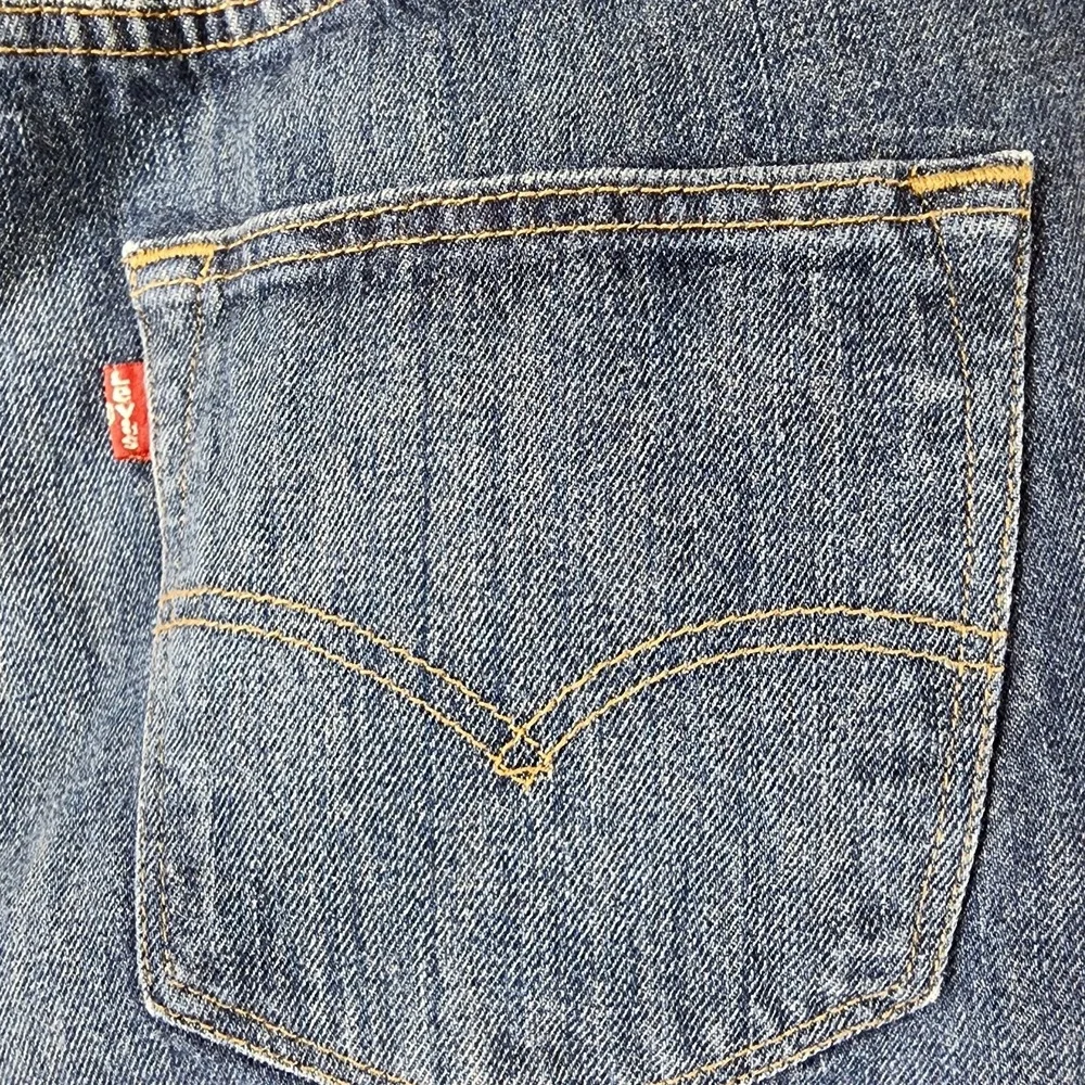 Levi's 501 Button‎ Fly Jeans Blue Denim Men's 34x32 (Actual 34x30) Mexico